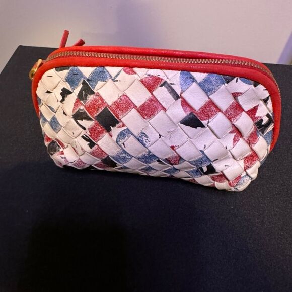 Bottega Veneta Multi Color Mini Zip Pouch in Excellent Condition - Picture 3 of 10